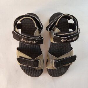 Columbia Beige Tan Sandals Adjustable Straps Hook Loop Women’s Unisex Size 7